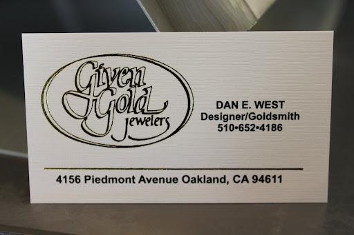 Jewelry Designer «Given Gold Jewelers», reviews and photos, 4156 Piedmont Ave, Oakland, CA 94611, USA