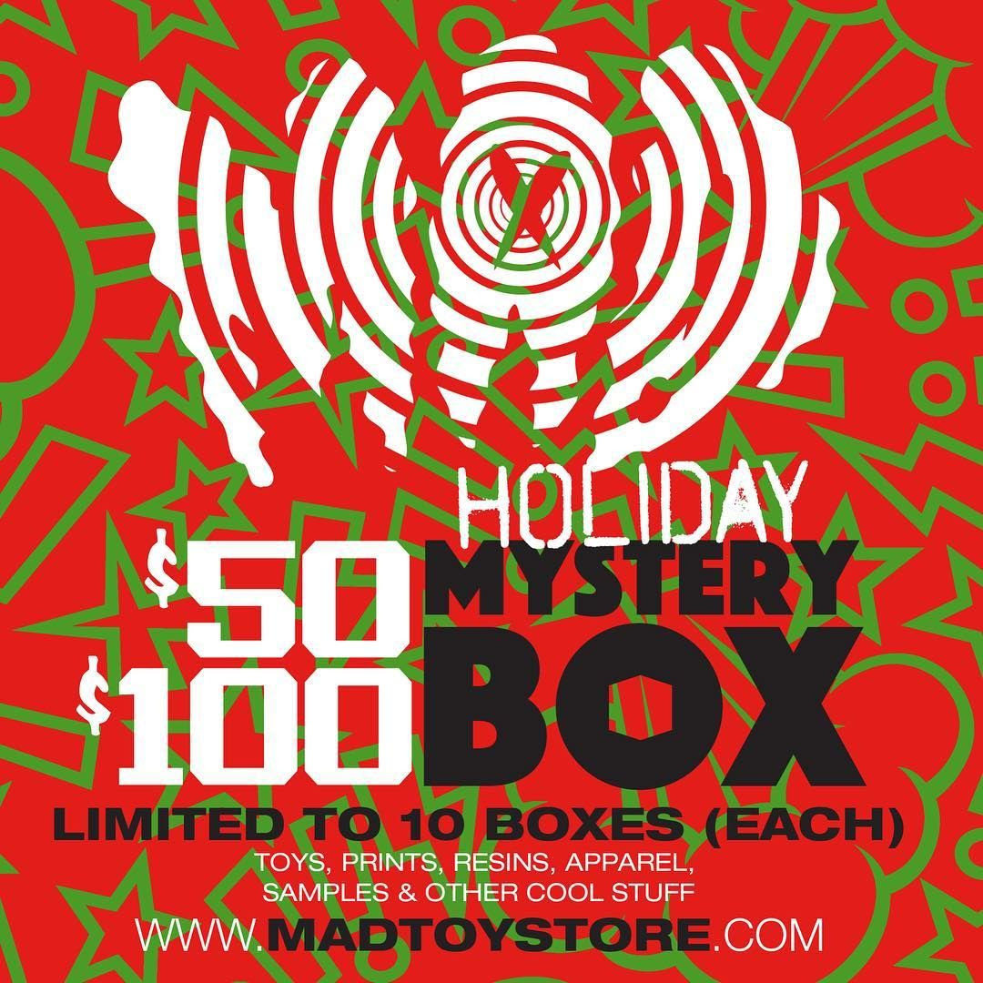 MAD*L, MAD (Jeremy Madl), SpankyStokes, Mystery, Blind Box, Print, Holiday Sale, MAD holiday mystery boxes... available now MAD*L, MAD (Jeremy Madl), SpankyStokes, Mystery, Blind Box, Print, Holiday Sale, MAD holiday mystery boxes... available now
