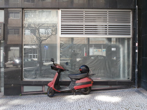 parked scooter