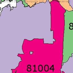 Pueblo Zip Code Map | Draw A Topographic Map