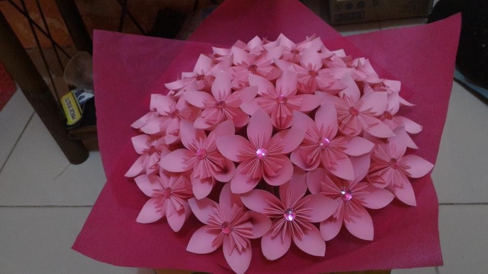 Populer 86 Bunga Hias Dari Origami