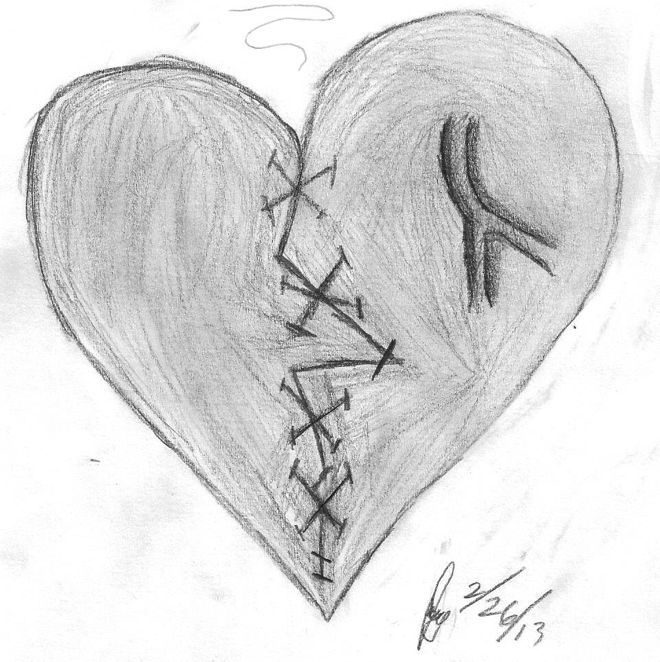 Featured image of post Broken Heart Easy Sketches The easiest idea is to draw simple pencil sketches of couples in love and feel it again and again as you go through the pages of your sketchbook