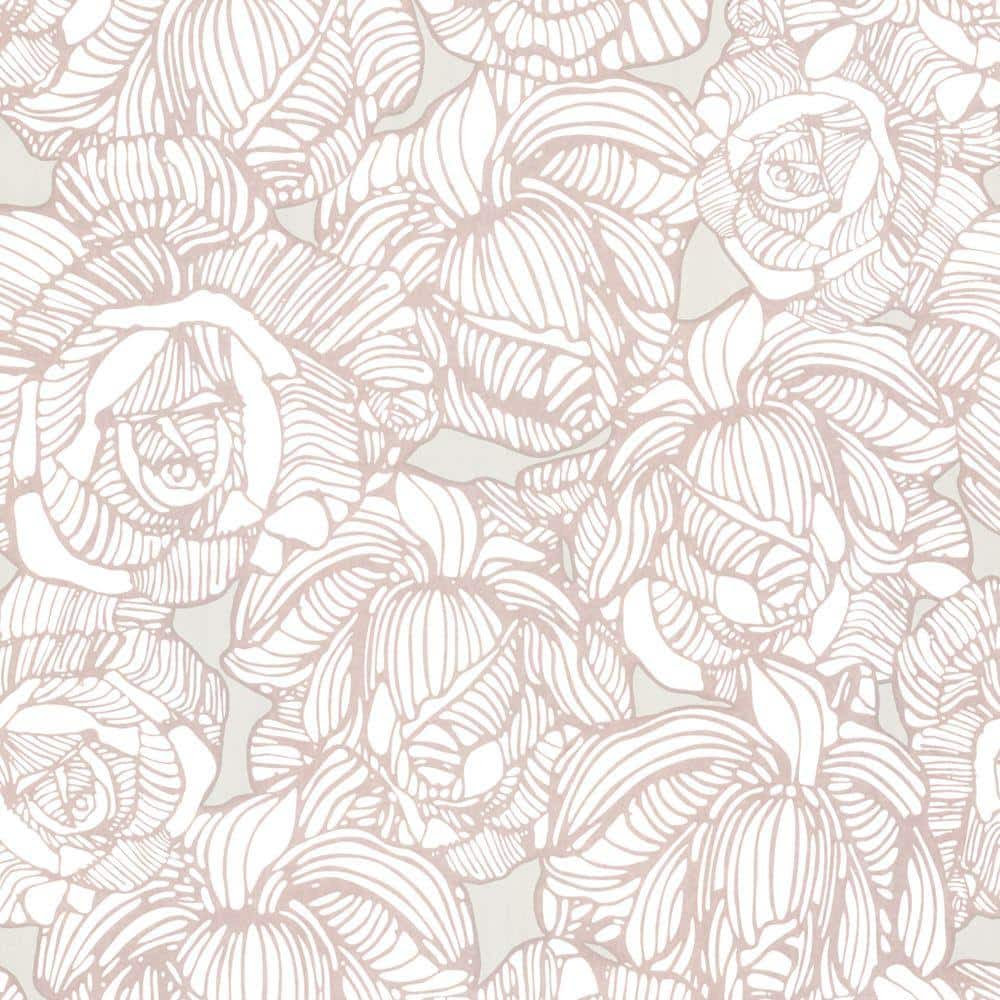 Beacon House Calista Taupe Modern Rose Wallpaper 450 67347 The Beacon House Calista Taupe Modern Rose Wallpaper 450 67347 The