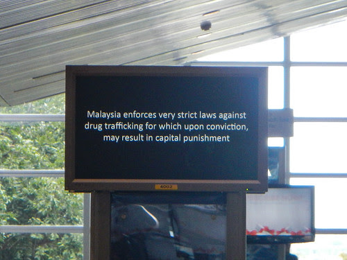 Sign in Kuala Lumpur Airport