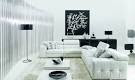 Modern black and white sofa set living room furniture from Natuzzi ...