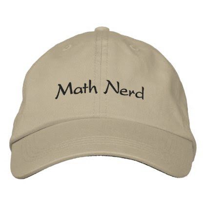 Math Nerd Embroidered Cap