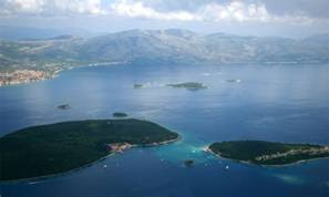 Inseln vor der kroatischen Küste