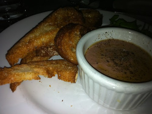 Chicken Liver Mousse with a Frisee Salad