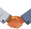 Business Handshake emoticon (Hand gesture emoticons)