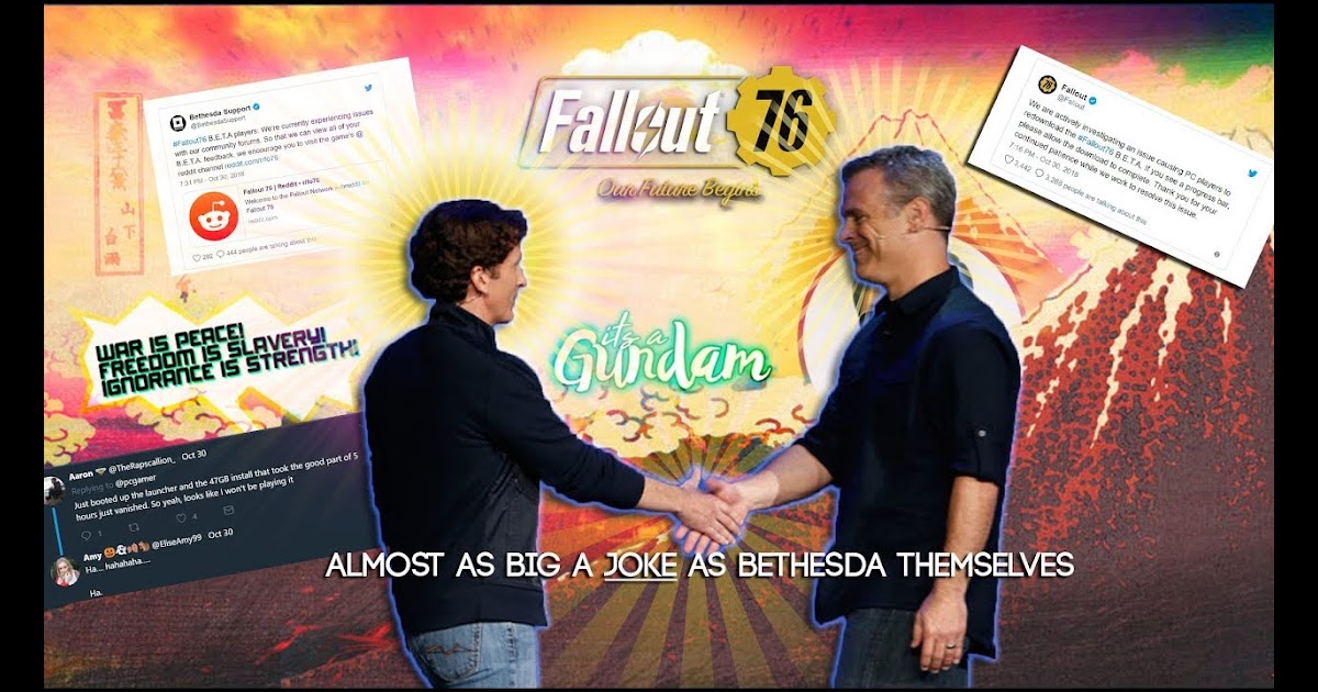 All Game Play Free Fallout 76 Beta Is Almost As Big A Joke As - michelle needs to commit toaster bath roblox