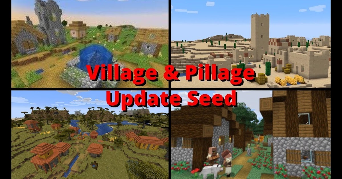 Seo Companies Uk Village And Pillage Update Seed 1 11 Minecraft Bedrock Edition Mrcreeper Gam1ng