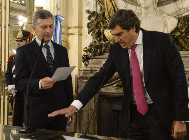 El procurador Saravia Frías, el día de su jura