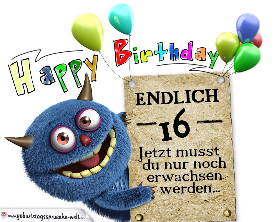 Herzlichen Gluckwunsch Zum 16 Geburtstag Youtube