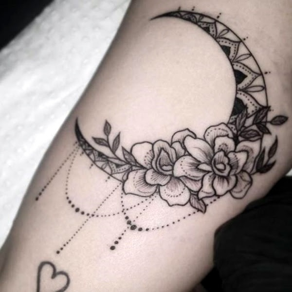Magical Moon Tattoo Designs (26)