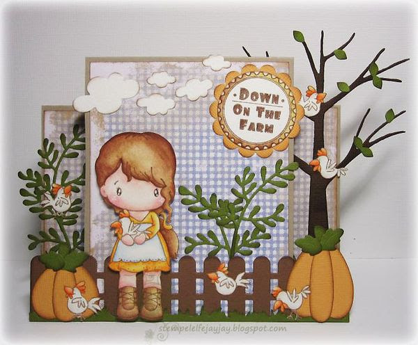 Jay Jays Kreative Welt Anleitung Center Step Karte Front Panel Stair Step Card