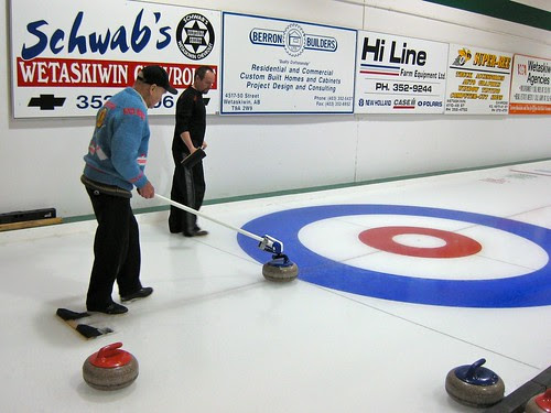 Bert lining up his shot