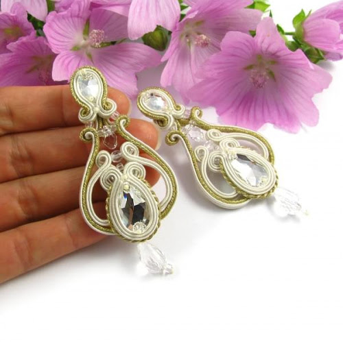 Kolczyki ślubne Swarovski Kolczyki ślubne Swarovski