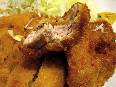 Close up of the cutlets