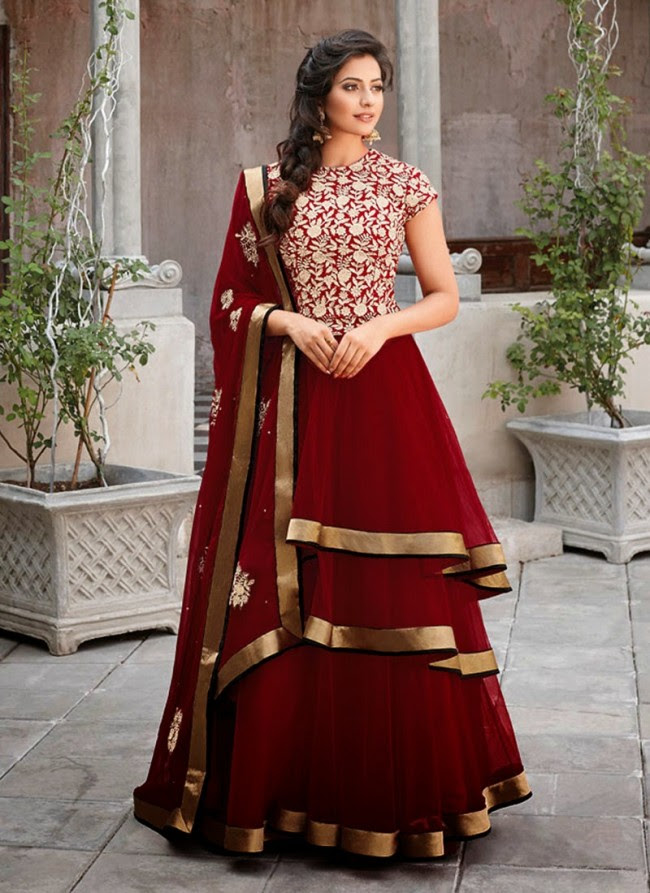 long frock with full hands