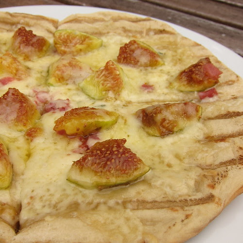 Grilled Fig & Blue Cheese Pizza