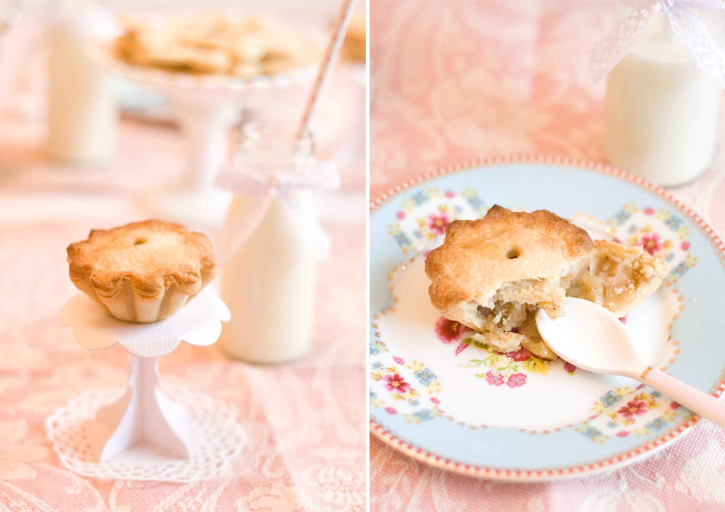 petite homemade apple pie