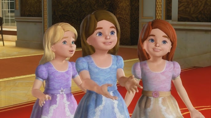 New Kids Cartoons: Barbie 12 dancing princesses birthday song video