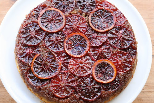 Blood Orange and Cardamom Upside-Down Cake