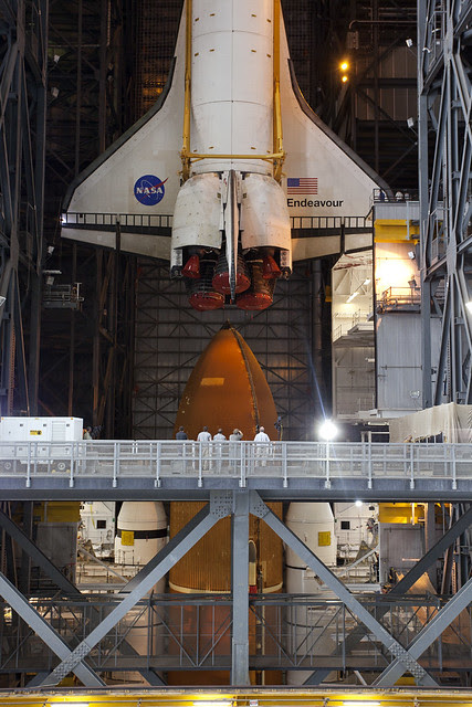 STS 134 Lift
