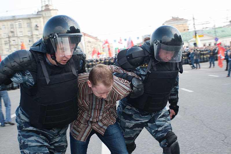 Задержание на Марше миллионов 6 мая 2012
