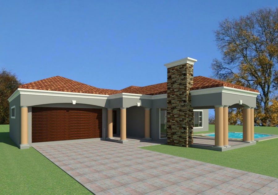 51 Building Plan For 3 Bedroom House, 3 Bedroom House Floor Plans South Africa
