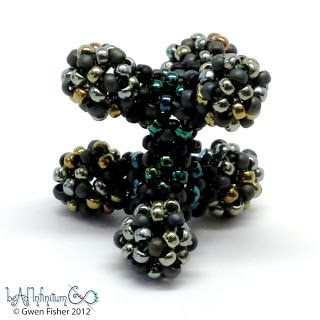 gwenbeads: Beaded Ethane Molecule with CSRAW gwenbeads: Beaded Ethane Molecule with CSRAW