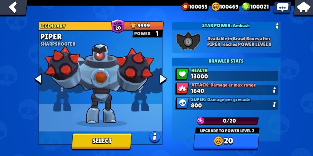 New Method Brawl Stars Mod Robo Piper Disney Coolz - brawl stars mod als boss roboter spielen