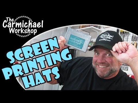 The Carmichael Work Screen Printing Hats And Caps - Diy Screen Printing Hat Platen