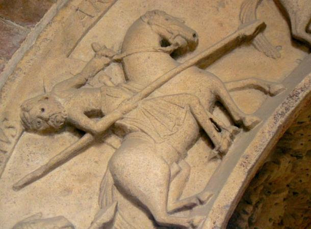 The earliest known image of King Arthur - on Modena Cathedral in Italy