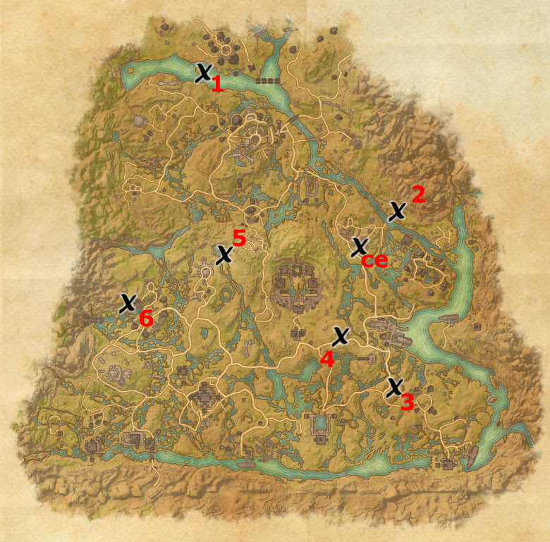 Deshaan Treasure Map VI is a Treasure Map in Elder Scrolls Online ESO. 