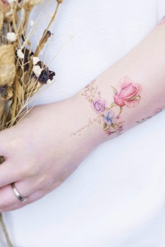 17+ Rose Flower Bracelet Tattoo, New Inspiraton!