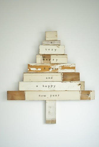 dreaming of a white x-mas (tree) by wood & wool stool