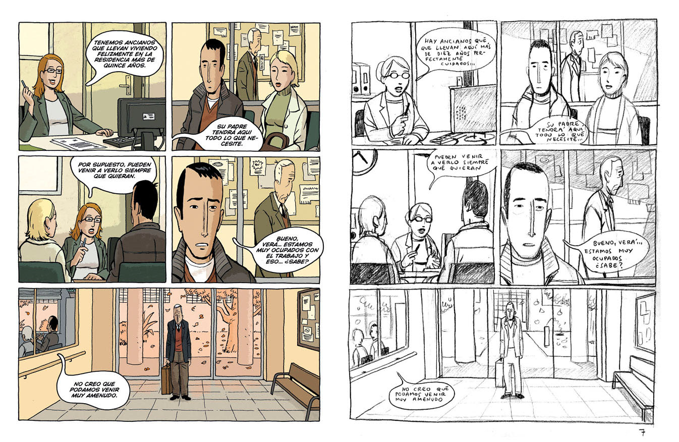 Arrugas - Paco Roca - detalle pagina 47