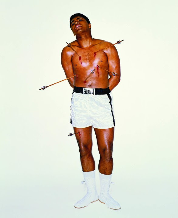 carl-fischer, Charlie-fish, cover, esquire, george-lois, iconic-image, Magazine, muhammed-ali, photo-history, photography, saint-sebastian, the-greatest