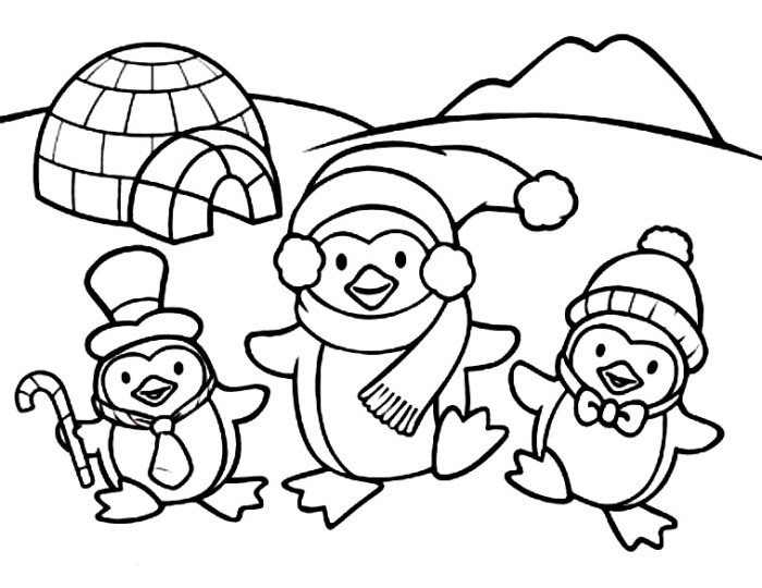 baby penguin coloring pages cute baby penguin coloring pages