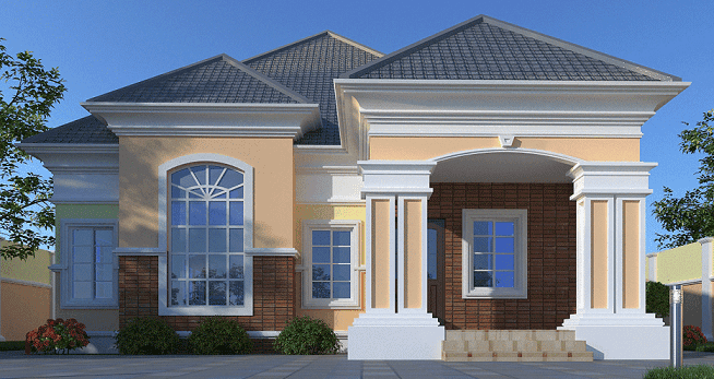 4 Bedroom Bungalow House Plans In, Modern Bungalow House Plans In Nigeria