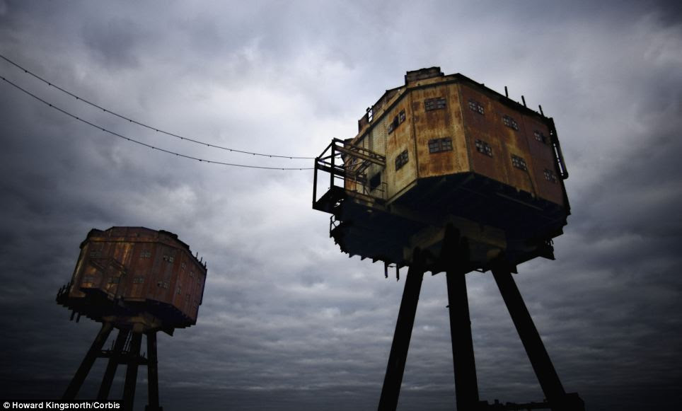 Closer to home: Derelict Second World War Maunsell Forts built to defend Britain from invasion