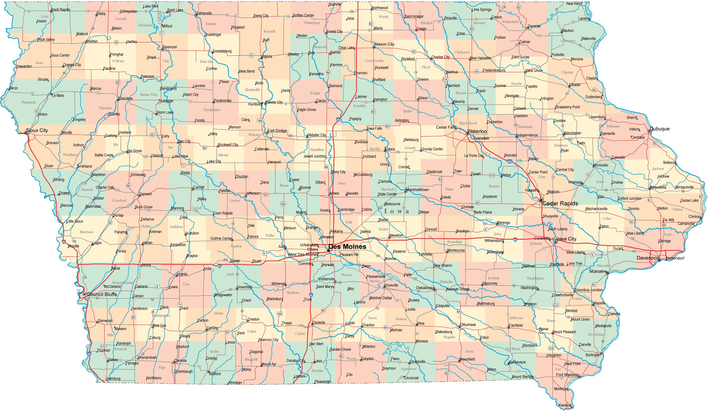 Davenport Iowa Zip Code Map