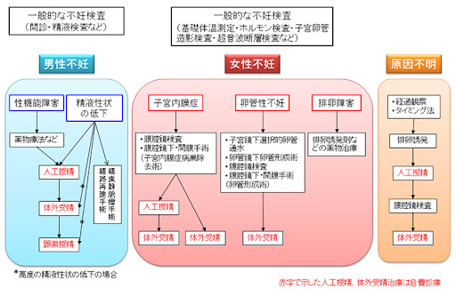 一般社団法人日本生殖医学会｜一般のみなさまへ - 生殖医療Q&A（旧 不妊症Q&A）：Q8．不妊症の治療にはどんな方法があり、どのように行うのですか？