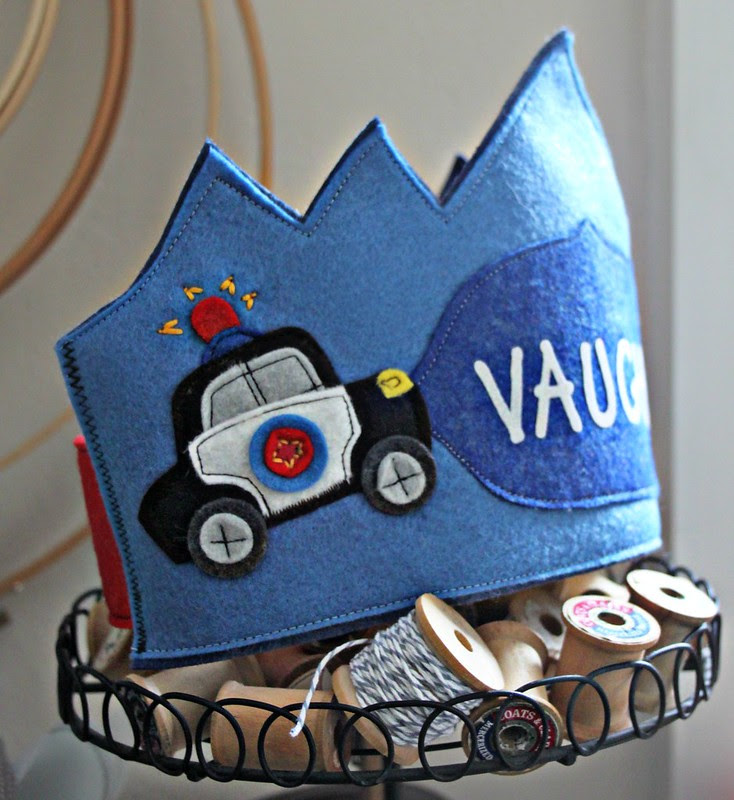 Police Car Crown Cuteness!