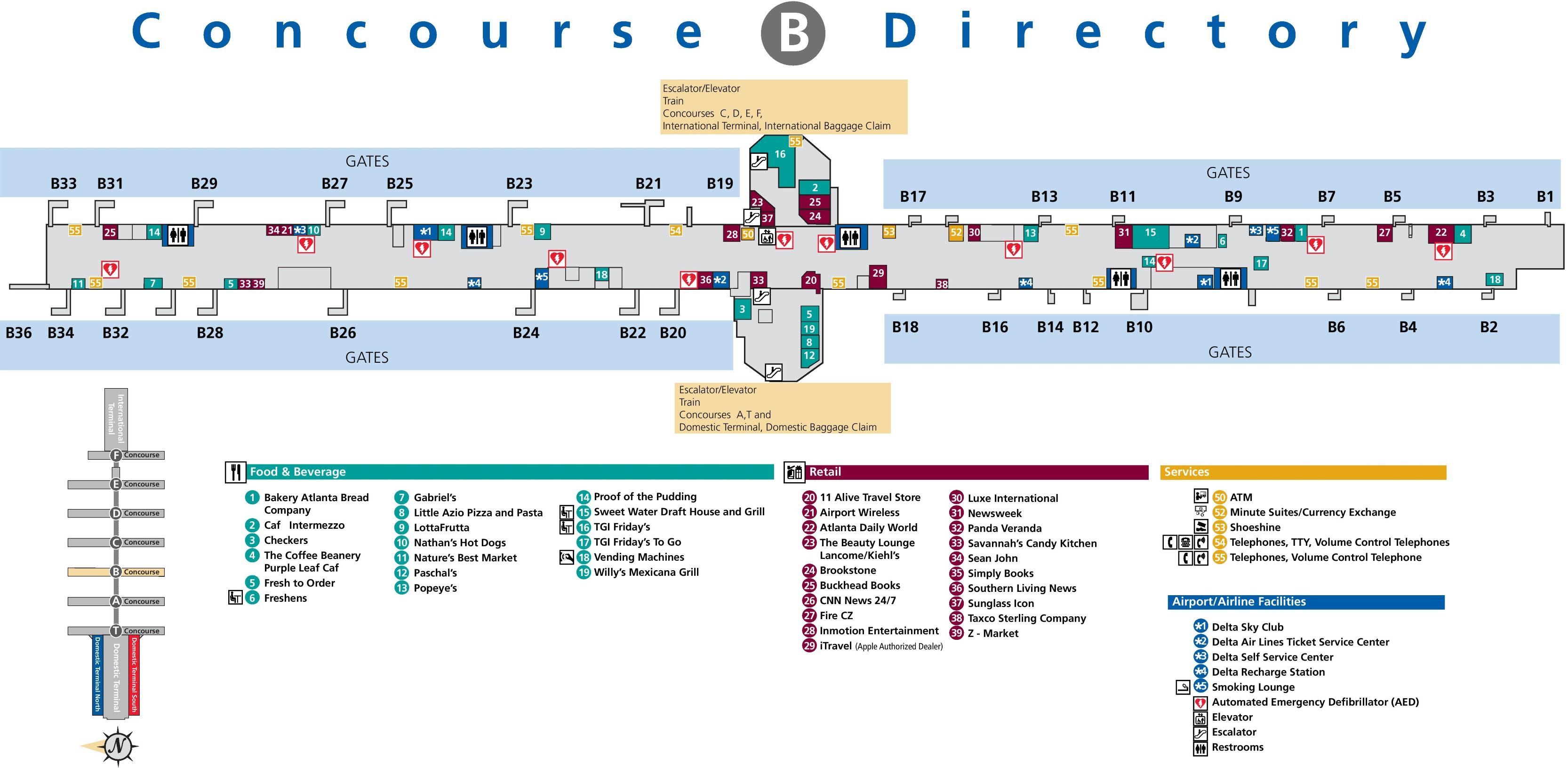 Denver Airport Map Terminal B Map Of The World