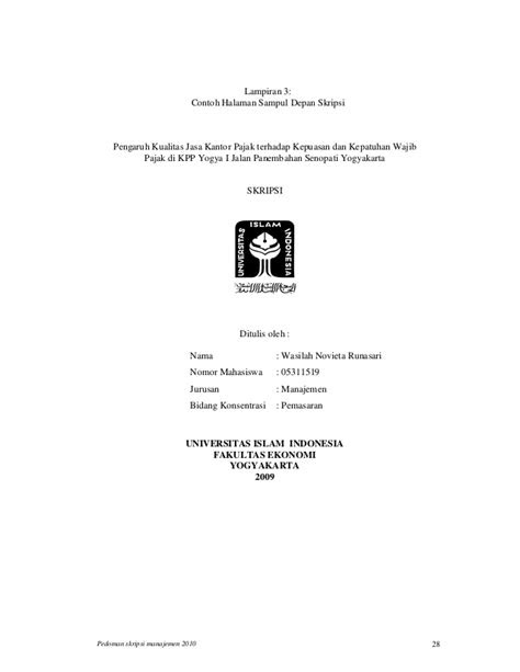Contoh Cover Makalah Universitas Islam Riau Kumpulan Contoh Makalah Doc Lengkap