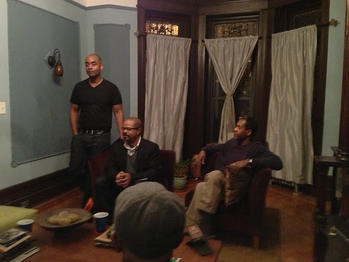 Robert Reid-Pharr, me, Greg Pardlo