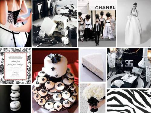Wedding theme ideas Black and White