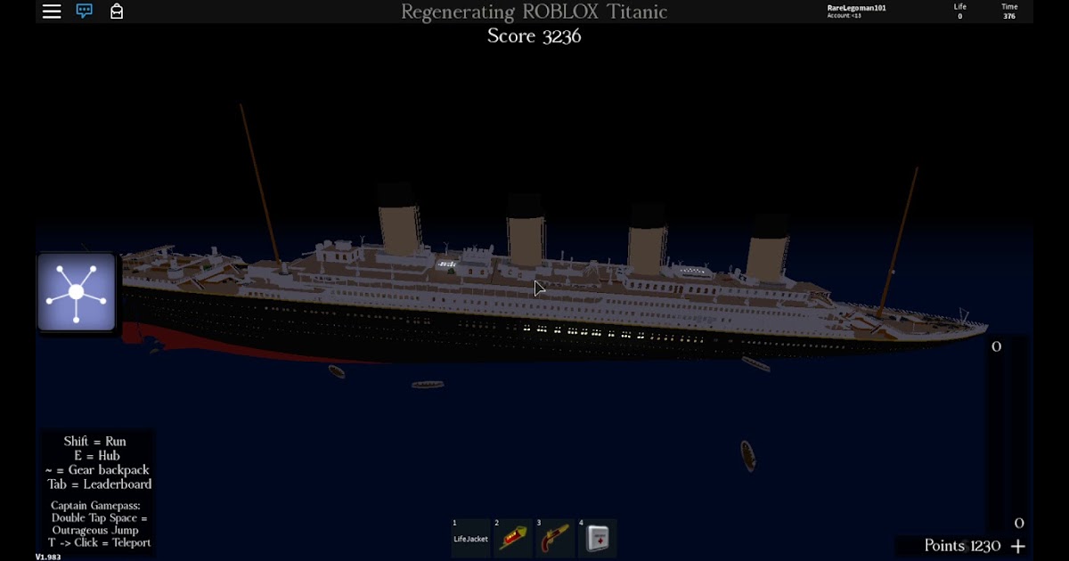 Videos Of Roblox Titanic Sinking Roblox Free Script Injector - codes for titanic roblox